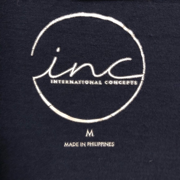 Navy Blue Point Cardigan SZ. M - Picture 3 of 3